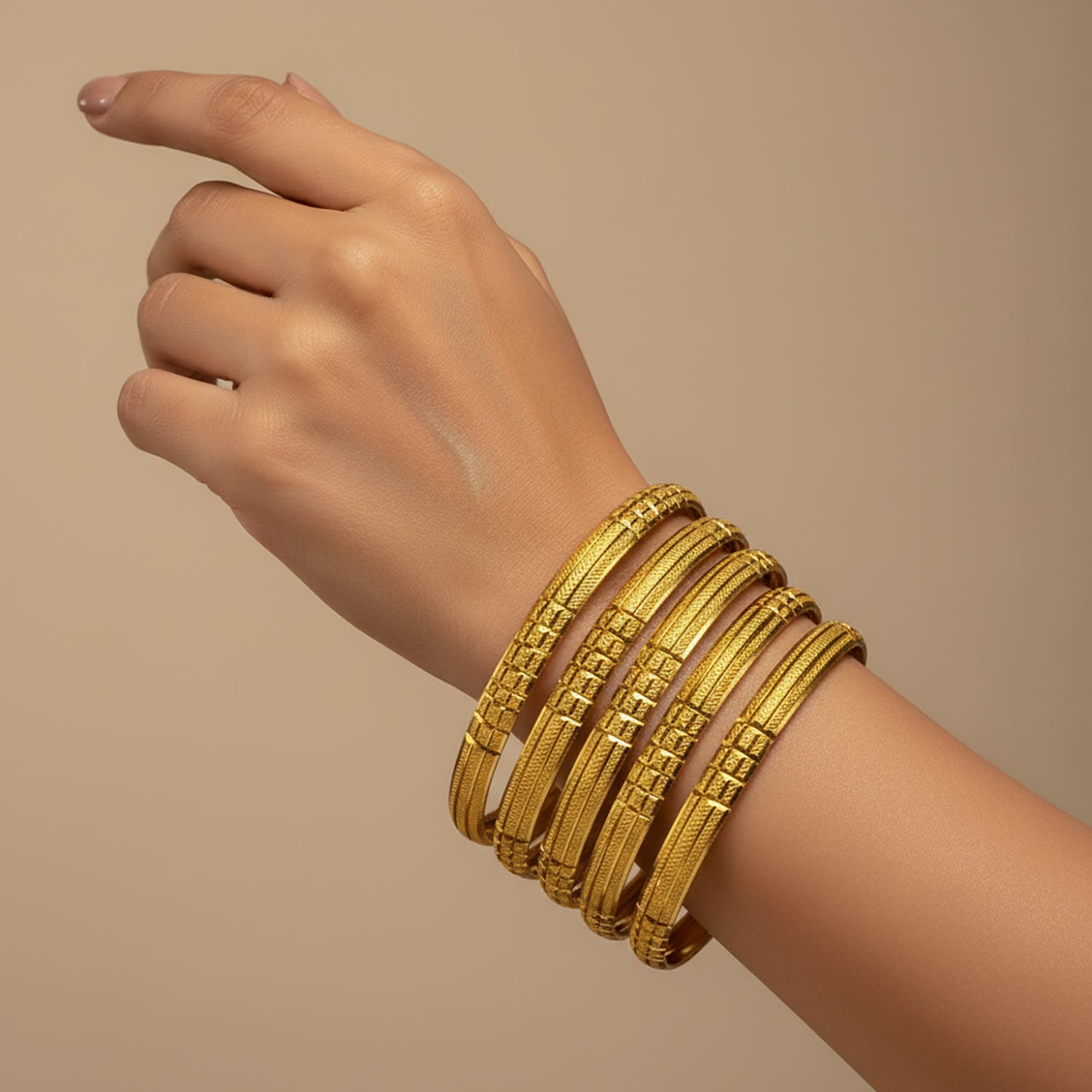 Elegant Indian Gold Plated Bangles for Women | Diamonxa