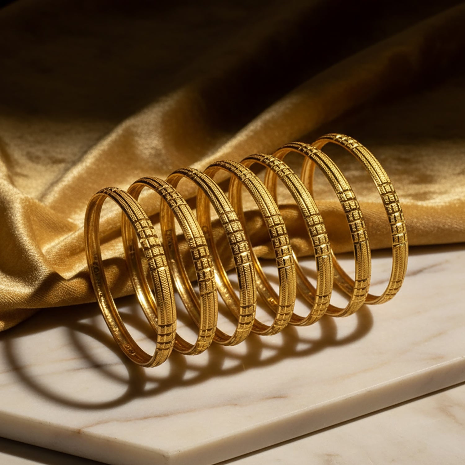 Elegant Indian Gold Plated Bangles for Women | Diamonxa