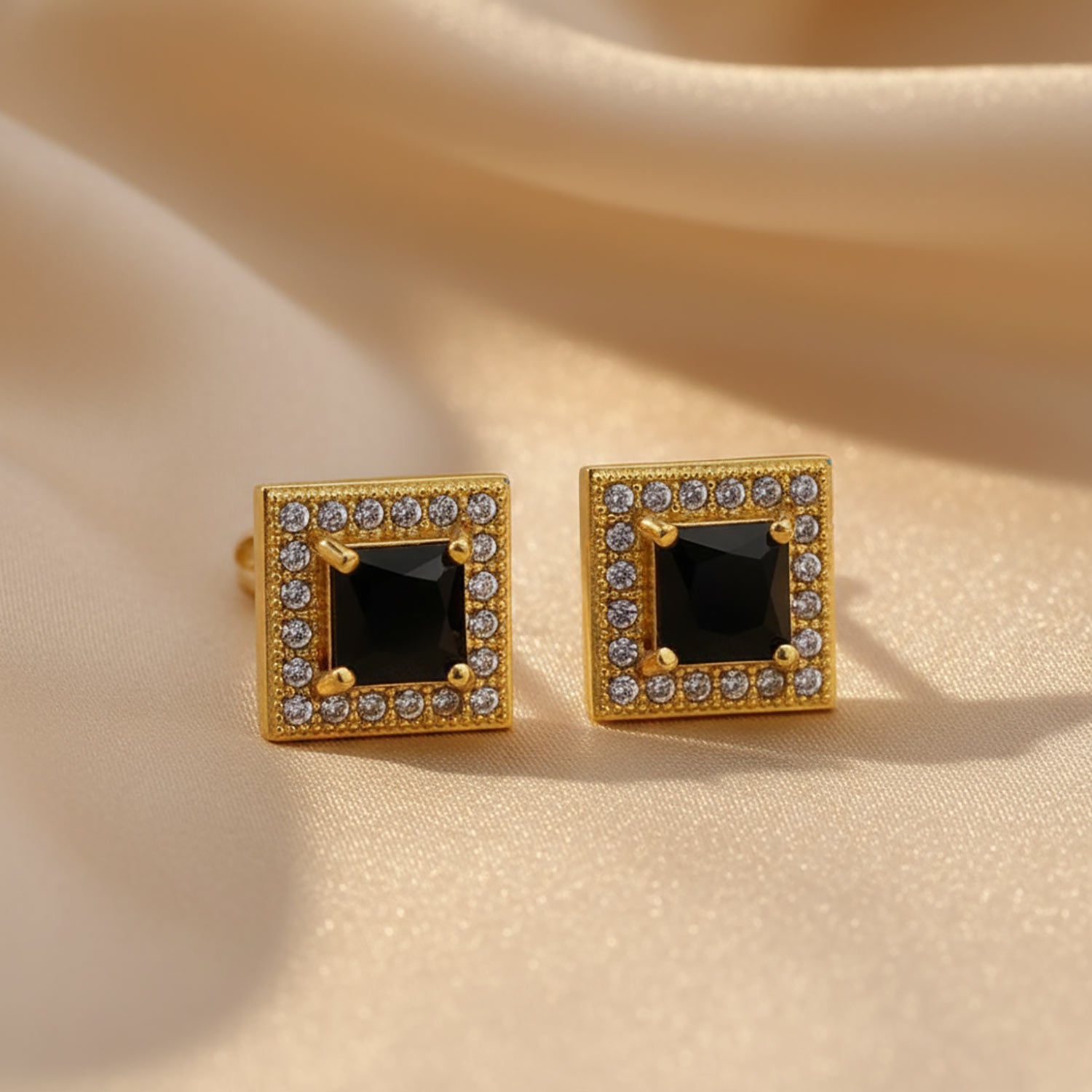 Adjustable Gold Plated Bangles with Earrings Set for Women | Diamonxa