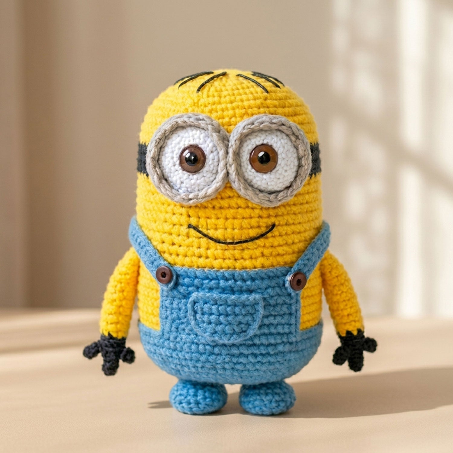 Diamonxa Crochet Minion Plush – Handmade Gift
