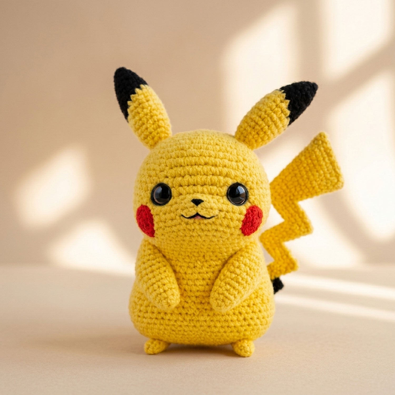 Diamonxa Crochet Pikachu Plush – Handmade Gift