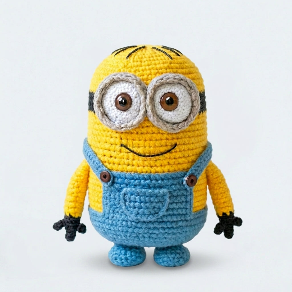 Diamonxa Crochet Minion Plush – Handmade Gift